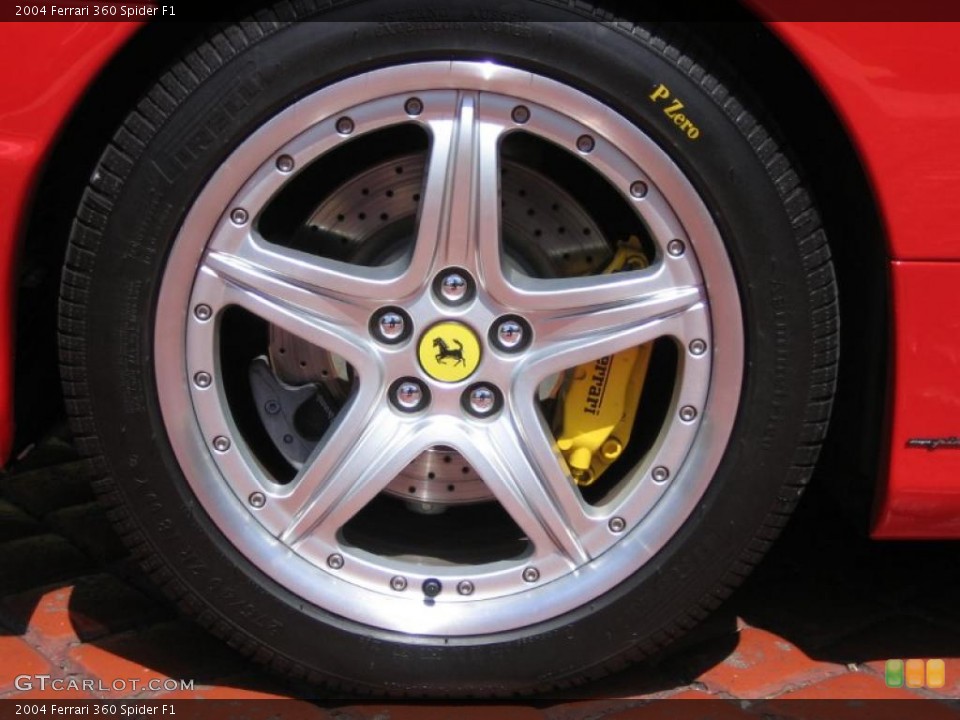 2004 Ferrari 360 Spider F1 Wheel and Tire Photo #39459558