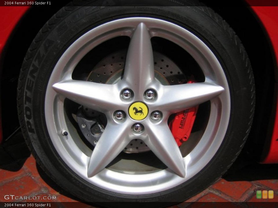 2004 Ferrari 360 Spider F1 Wheel and Tire Photo #39461922