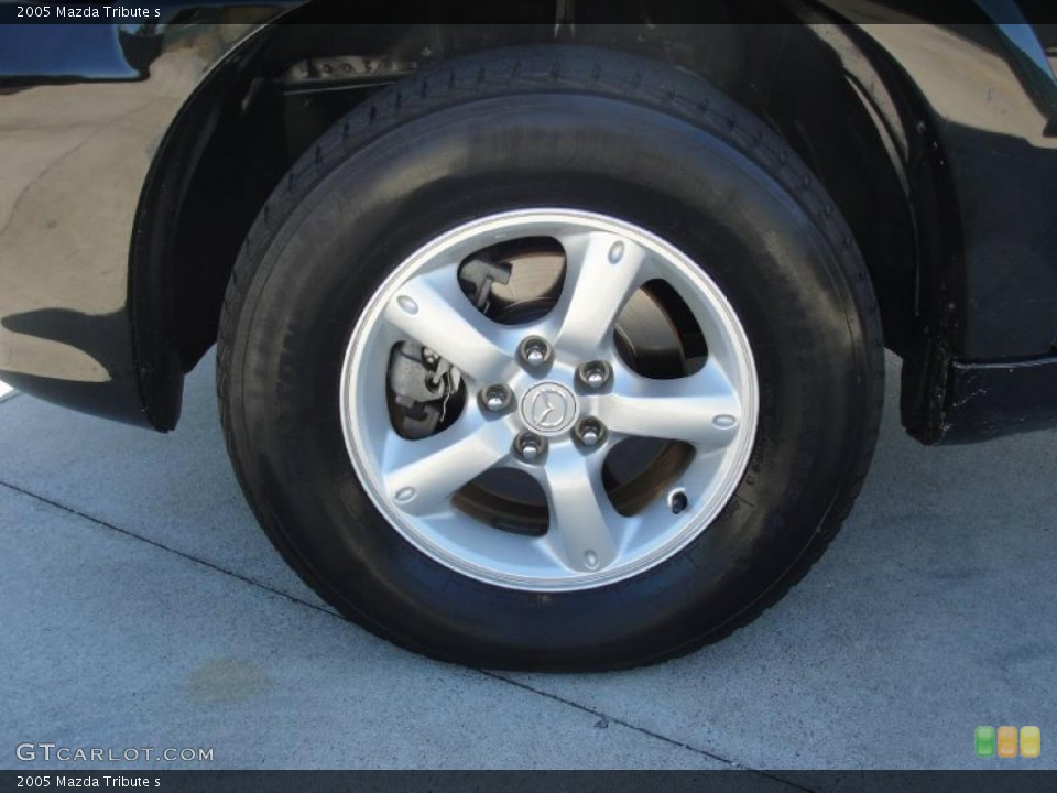 2005 Mazda Tribute s Wheel and Tire Photo #39462914
