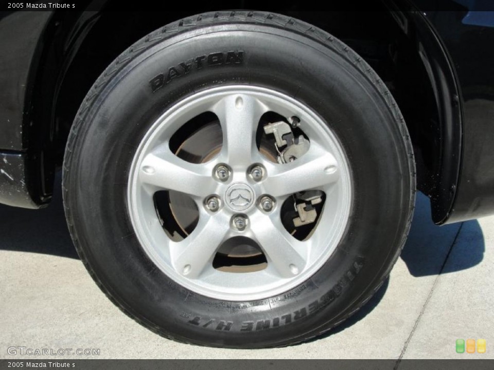 2005 Mazda Tribute s Wheel and Tire Photo #39462954