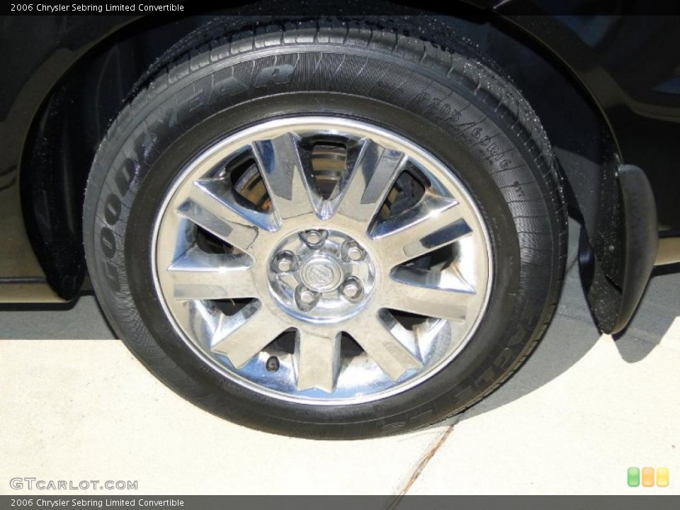 2006 Chrysler Sebring Limited Convertible Wheel and Tire Photo #39468878