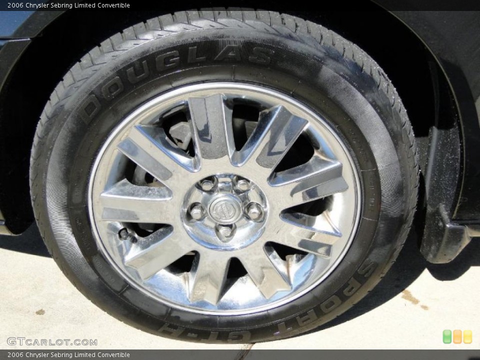 2006 Chrysler Sebring Limited Convertible Wheel and Tire Photo #39468894