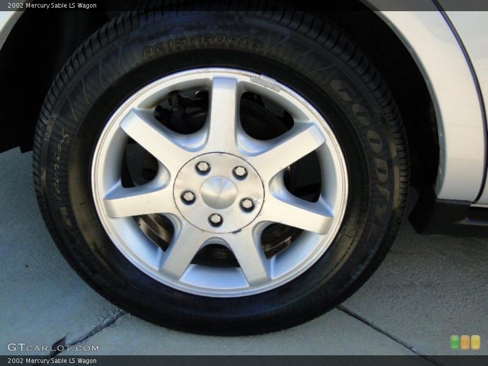 2002 Mercury Sable LS Wagon Wheel and Tire Photo #39470274