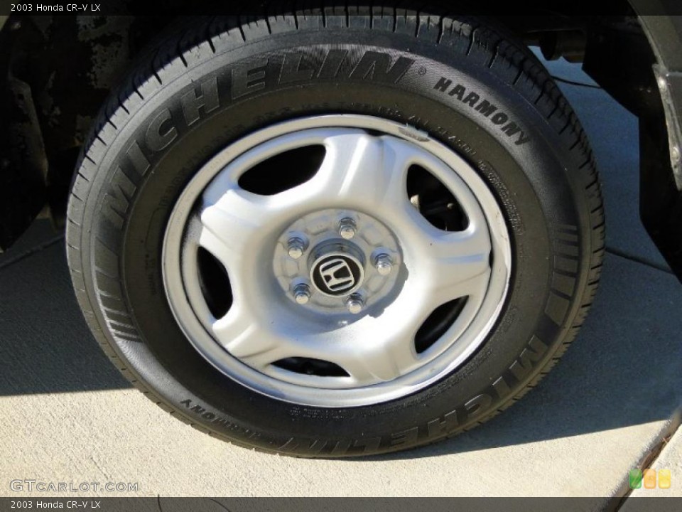 2003 Honda CR-V LX Wheel and Tire Photo #39470902