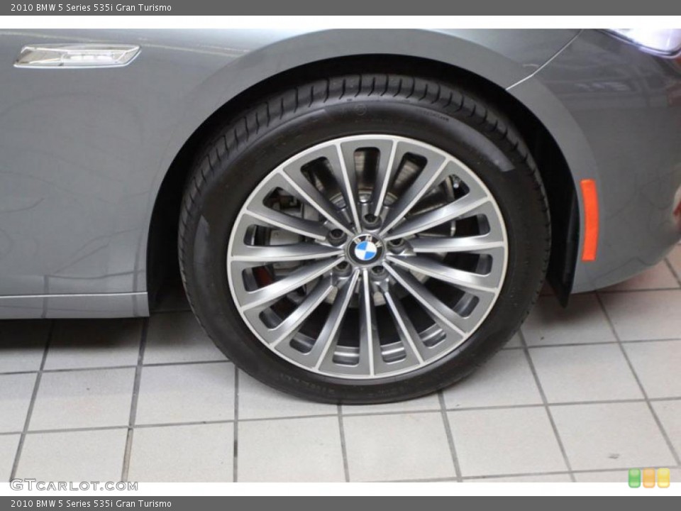 2010 BMW 5 Series 535i Gran Turismo Wheel and Tire Photo #39472210