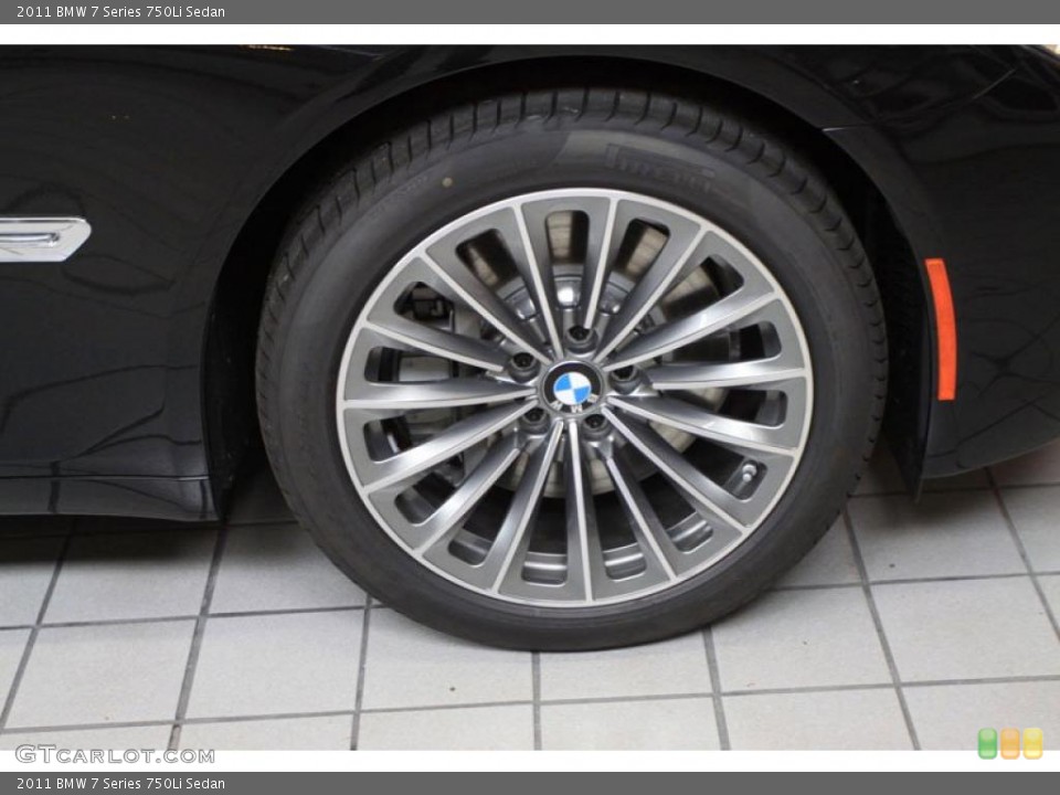 2011 BMW 7 Series 750Li Sedan Wheel and Tire Photo #39481994