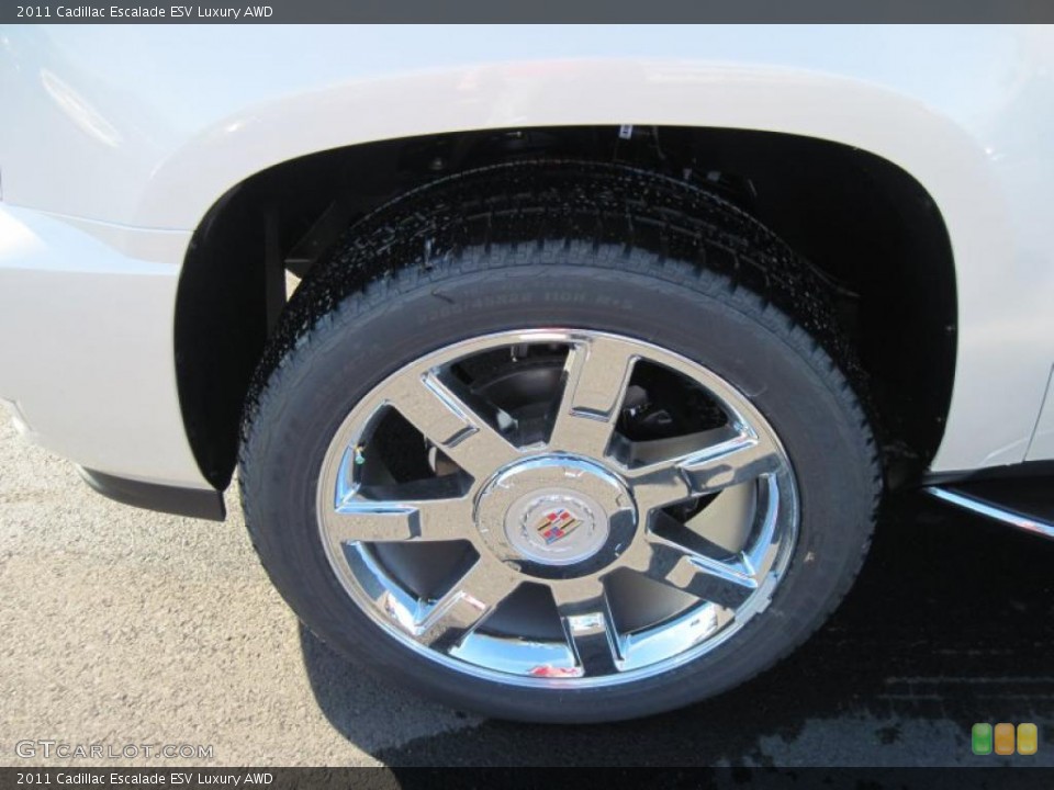 2011 Cadillac Escalade ESV Luxury AWD Wheel and Tire Photo #39489036