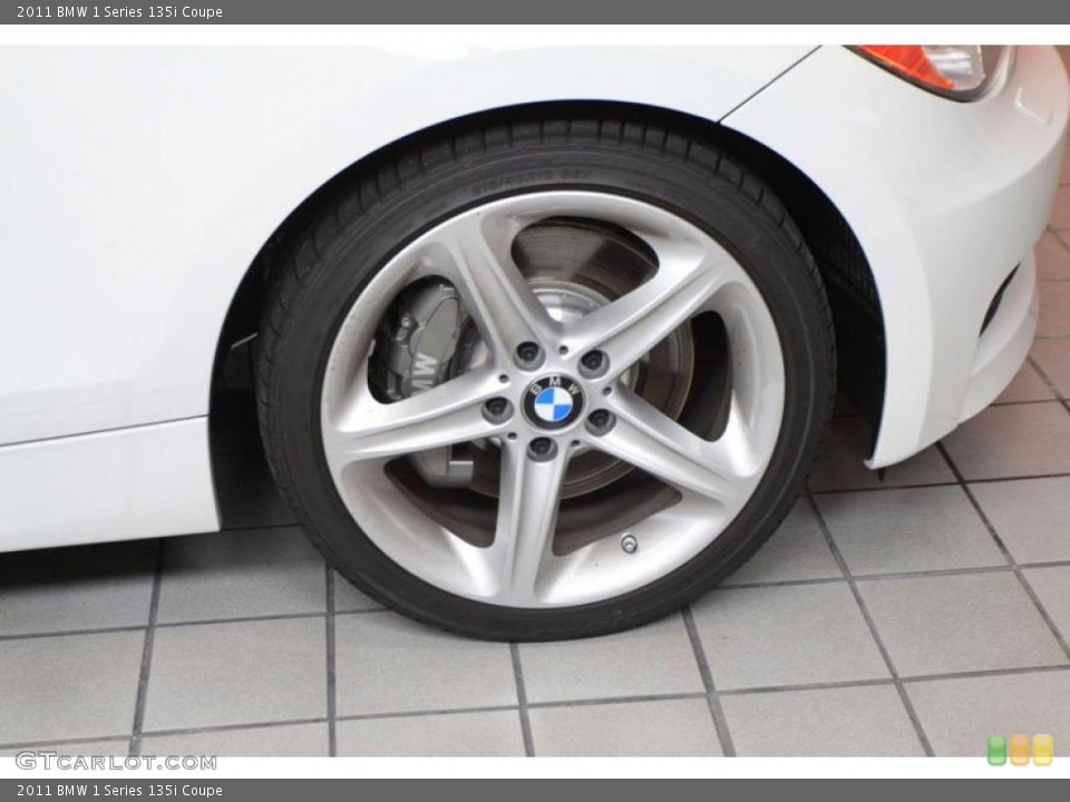 2011 BMW 1 Series 135i Coupe Wheel and Tire Photo #39491372