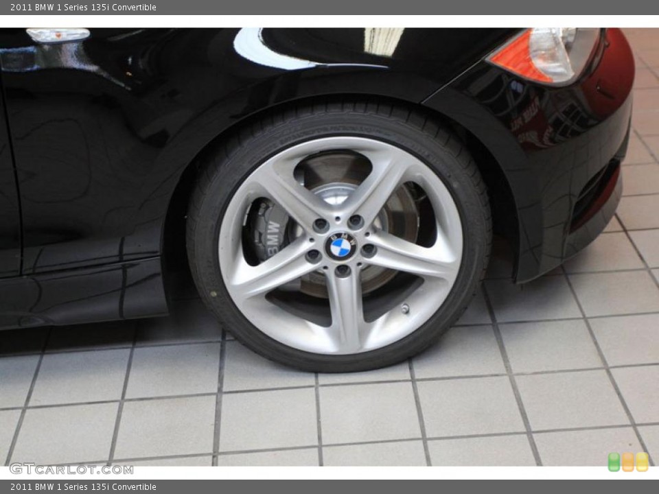 2011 BMW 1 Series 135i Convertible Wheel and Tire Photo #39491784
