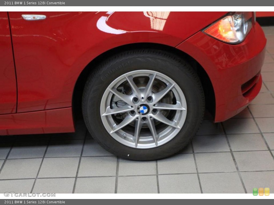 2011 BMW 1 Series 128i Convertible Wheel and Tire Photo #39492080