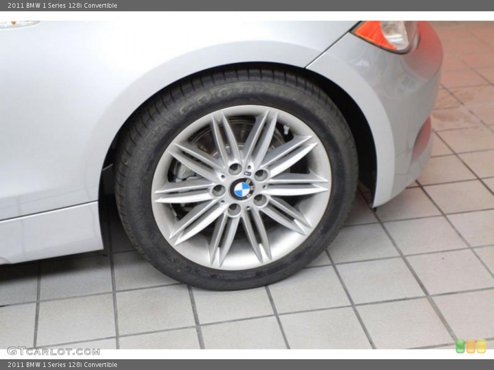 2011 BMW 1 Series 128i Convertible Wheel and Tire Photo #39492316