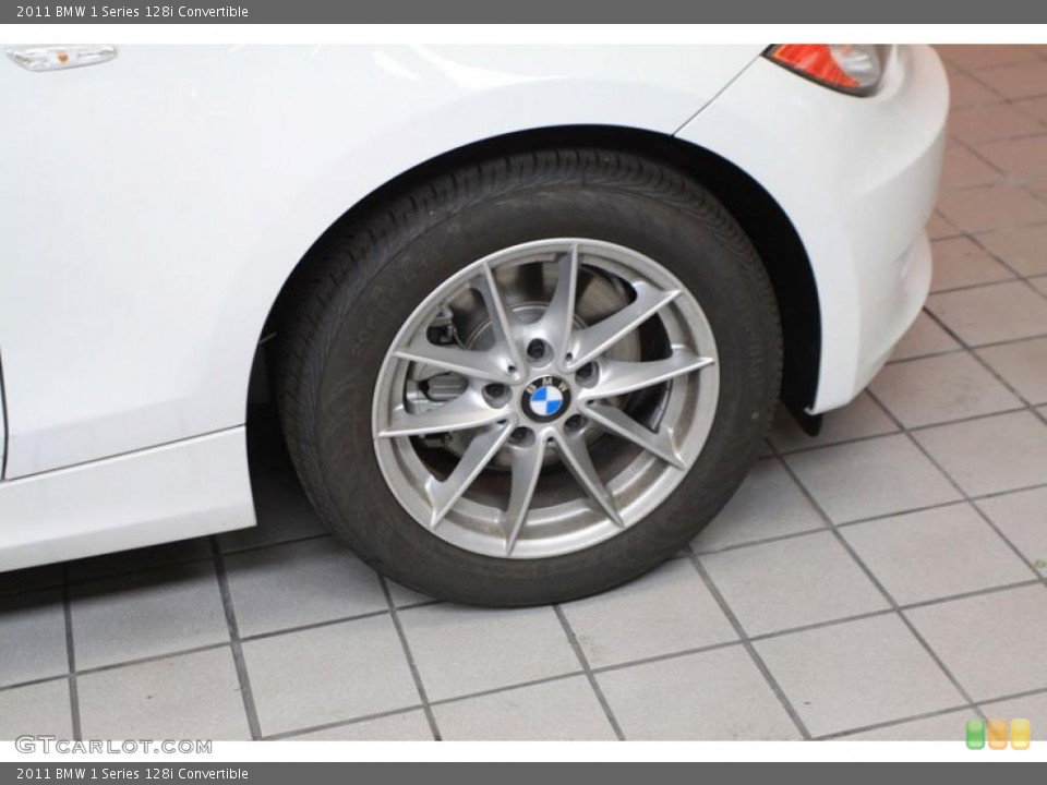 2011 BMW 1 Series 128i Convertible Wheel and Tire Photo #39492792