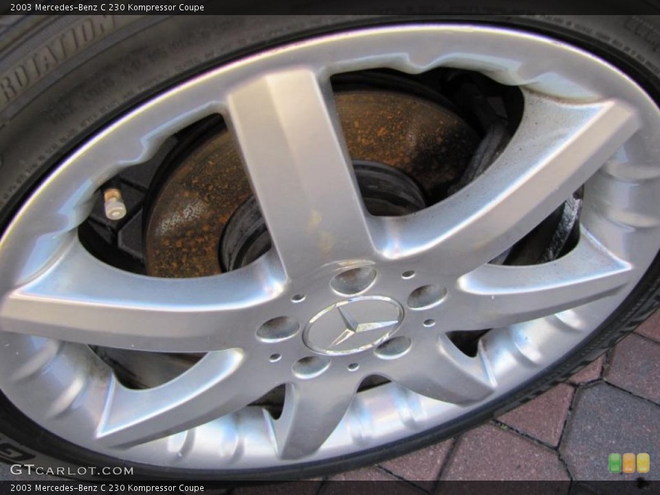 2003 Mercedes-Benz C 230 Kompressor Coupe Wheel and Tire Photo #39495424