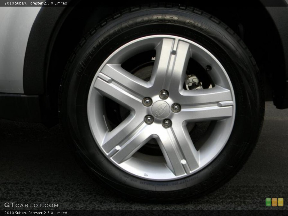 2010 Subaru Forester 2.5 X Limited Wheel and Tire Photo #39495460