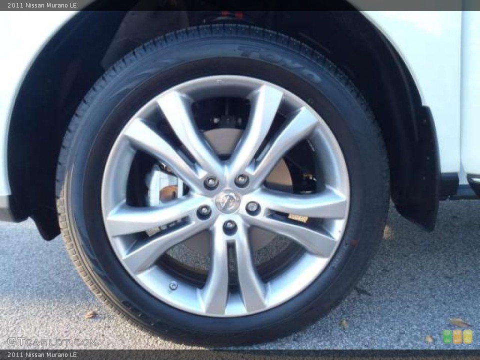 2011 Nissan Murano LE Wheel and Tire Photo #39505856