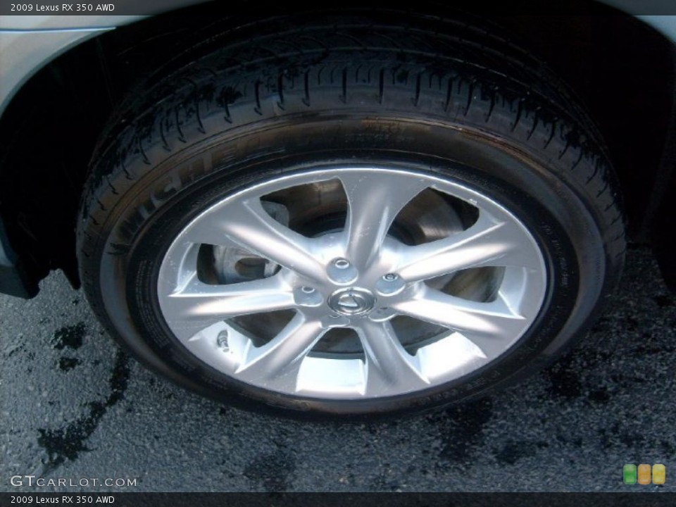 2009 Lexus RX 350 AWD Wheel and Tire Photo #39506956