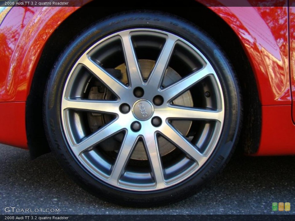 2008 Audi TT 3.2 quattro Roadster Wheel and Tire Photo #39511640