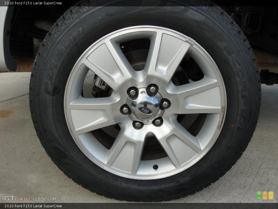 2010 Ford F150 Lariat SuperCrew Wheel and Tire Photo #39512216