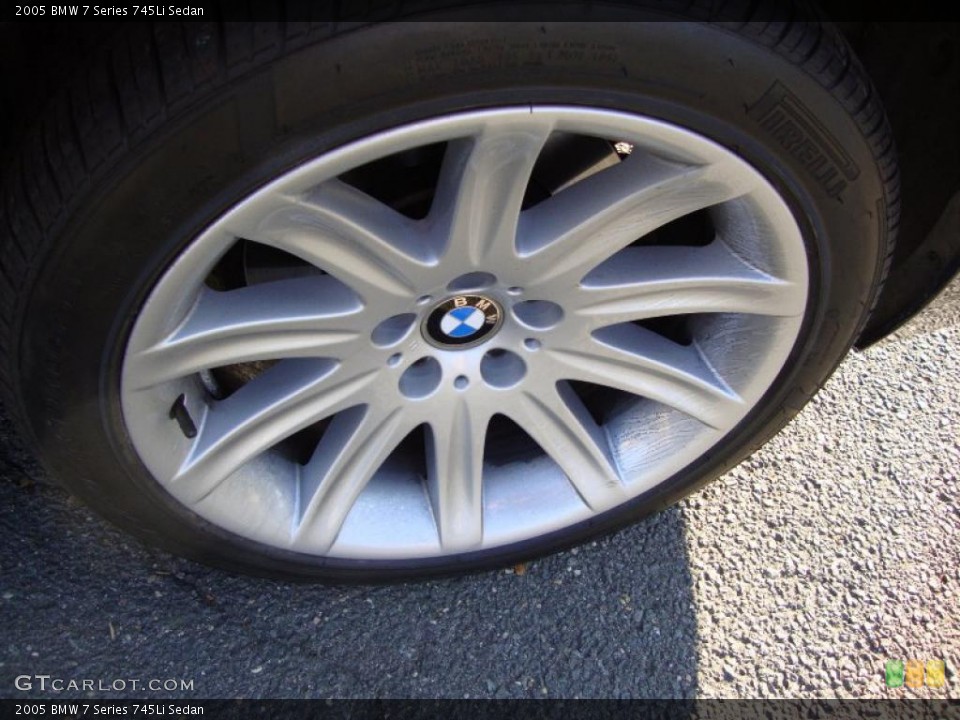 2005 BMW 7 Series 745Li Sedan Wheel and Tire Photo #39513736