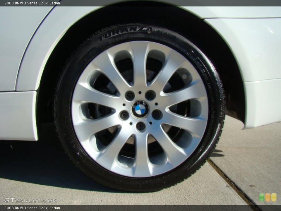 2008 BMW 3 Series 328xi Sedan Wheel and Tire Photo #39513940