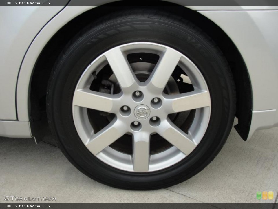 2006 Nissan Maxima 3.5 SL Wheel and Tire Photo #39515684