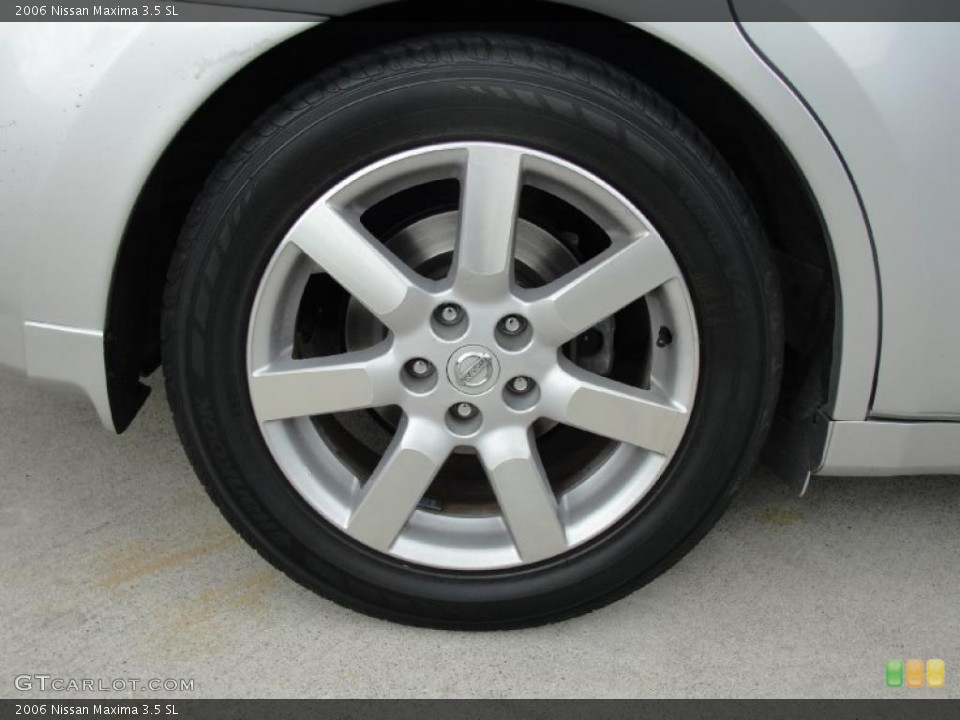 2006 Nissan Maxima 3.5 SL Wheel and Tire Photo #39515700