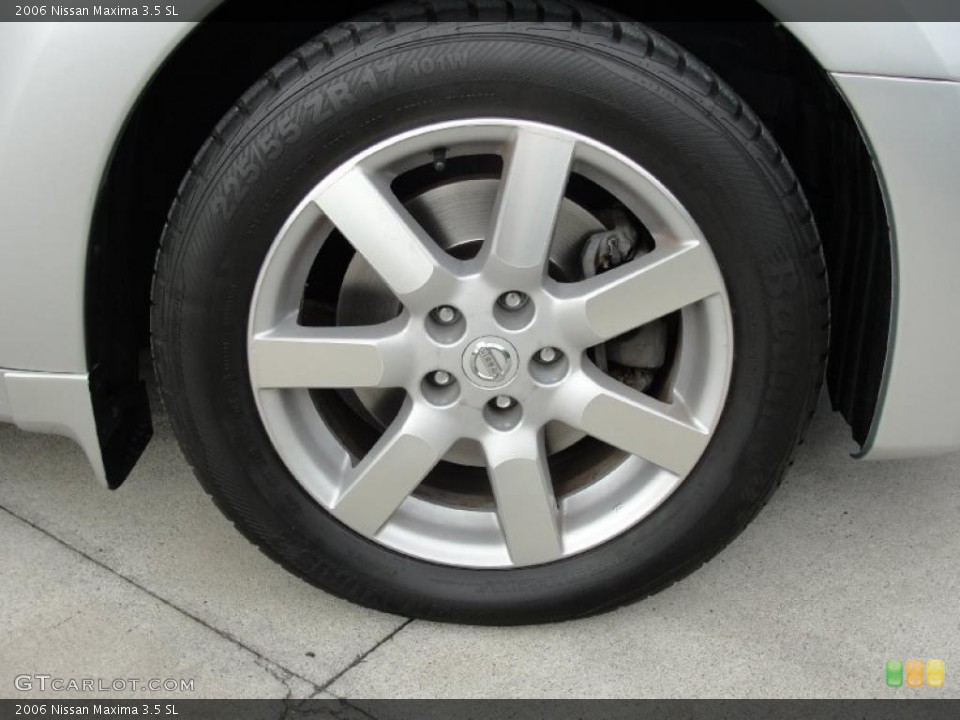 2006 Nissan Maxima 3.5 SL Wheel and Tire Photo #39515712