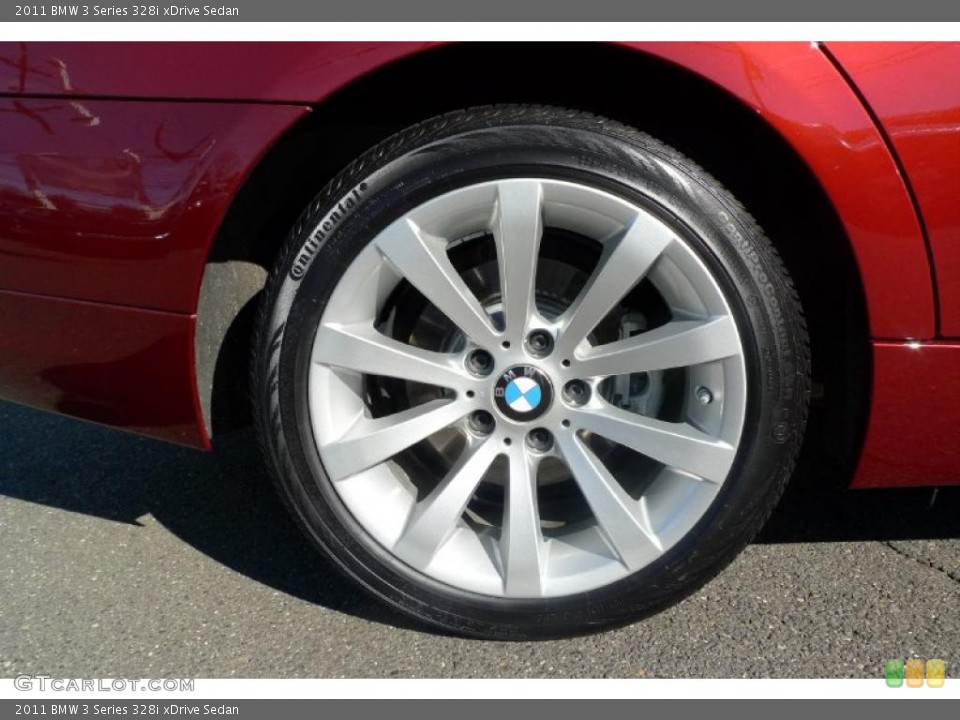2011 BMW 3 Series 328i xDrive Sedan Wheel and Tire Photo #39520853