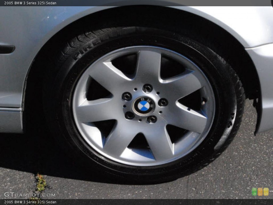 2005 BMW 3 Series 325i Sedan Wheel and Tire Photo #39523921