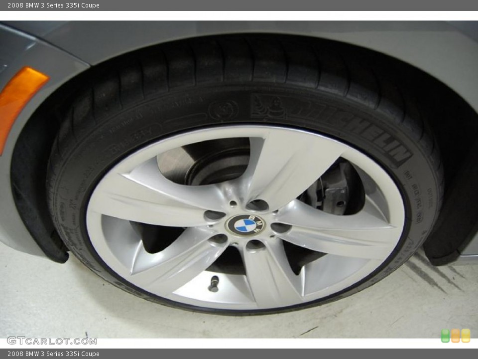 2008 BMW 3 Series 335i Coupe Wheel and Tire Photo #39527565