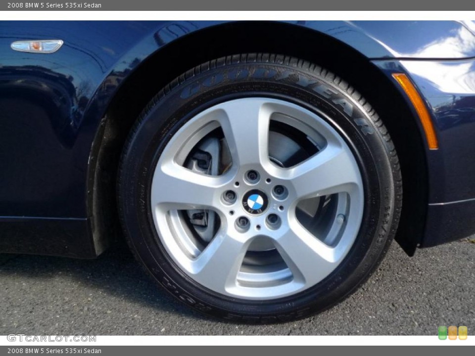 2008 BMW 5 Series 535xi Sedan Wheel and Tire Photo #39527733
