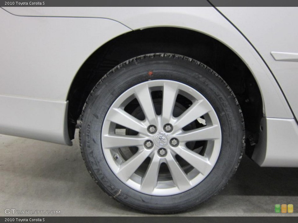 2010 Toyota Corolla S Wheel and Tire Photo #39530561