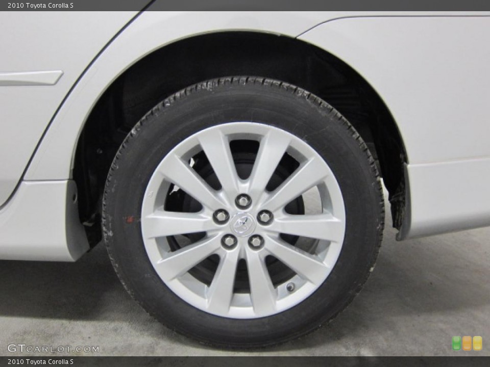 2010 Toyota Corolla S Wheel and Tire Photo #39530589