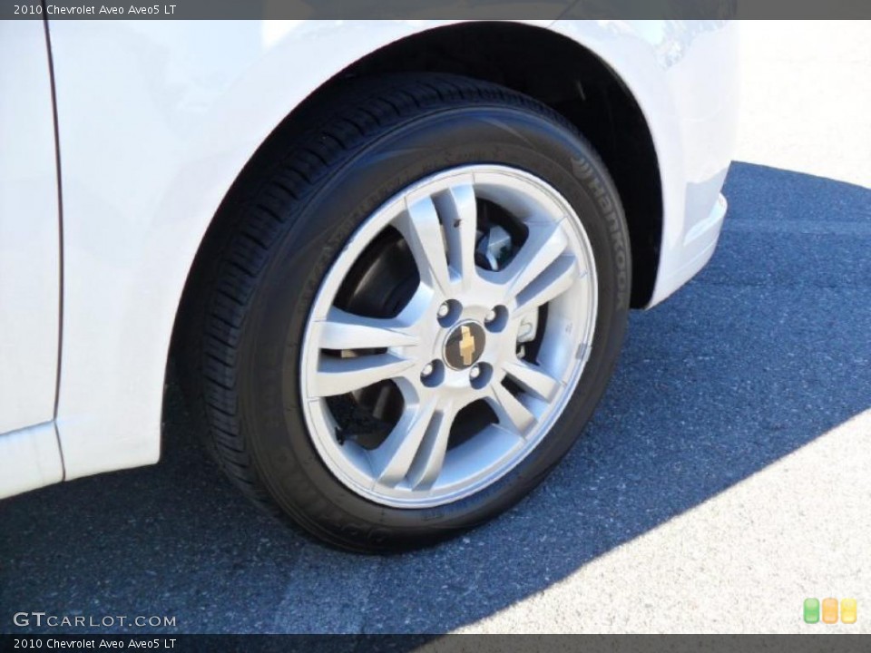 2010 Chevrolet Aveo Aveo5 LT Wheel and Tire Photo #39536285