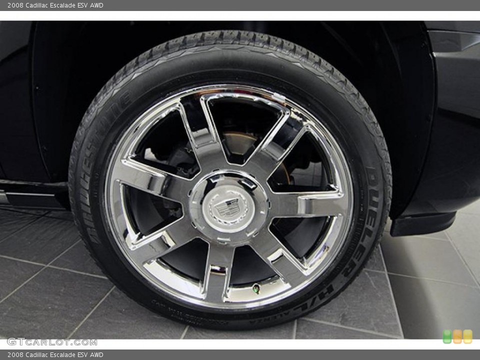 2008 Cadillac Escalade ESV AWD Wheel and Tire Photo #39538379
