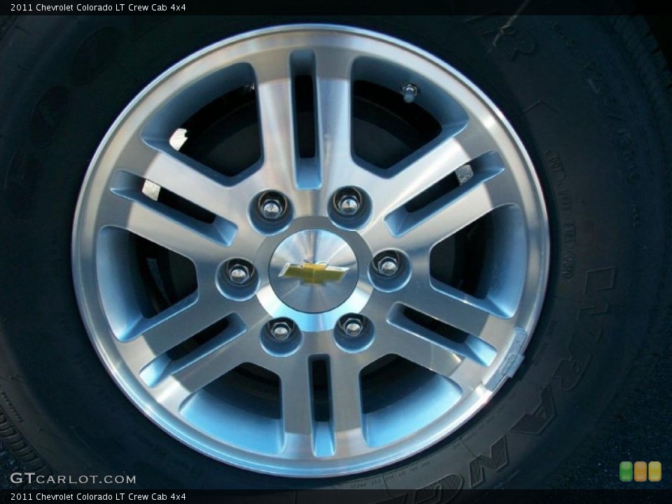 2011 Chevrolet Colorado LT Crew Cab 4x4 Wheel and Tire Photo #39538690