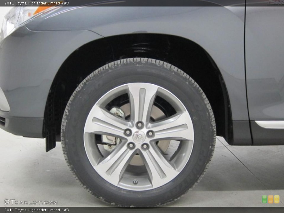 2011 Toyota Highlander Limited 4WD Wheel and Tire Photo #39539162