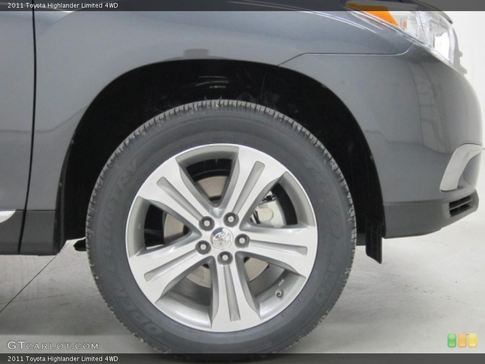 2011 Toyota Highlander Limited 4WD Wheel and Tire Photo #39539522