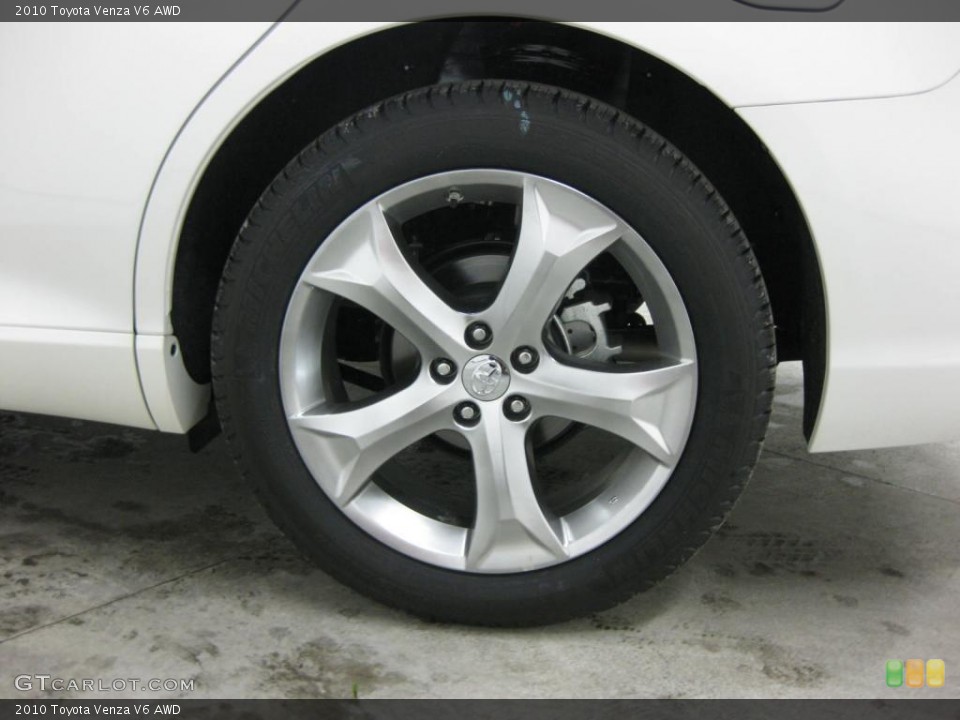 2010 Toyota Venza V6 AWD Wheel and Tire Photo #39542474