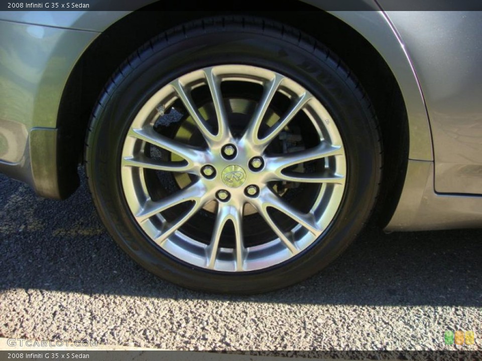 2008 Infiniti G 35 x S Sedan Wheel and Tire Photo #39542862