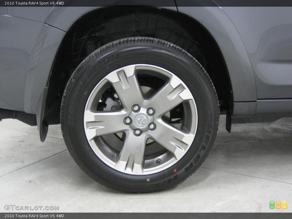 2010 Toyota RAV4 Sport V6 4WD Wheel and Tire Photo #39544222