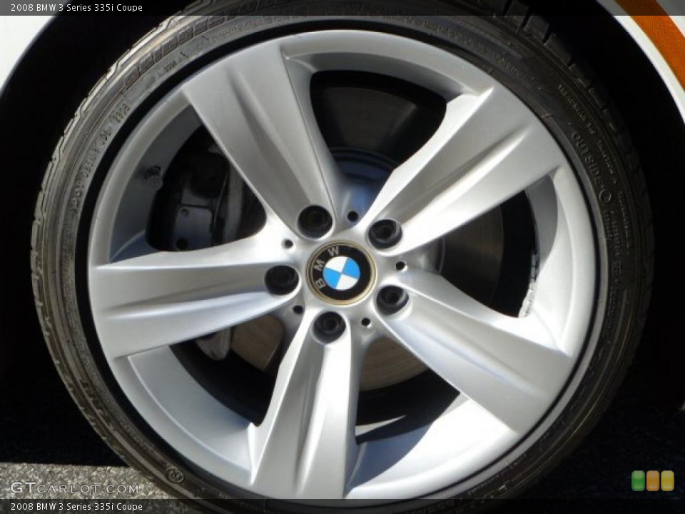 2008 BMW 3 Series 335i Coupe Wheel and Tire Photo #39544550