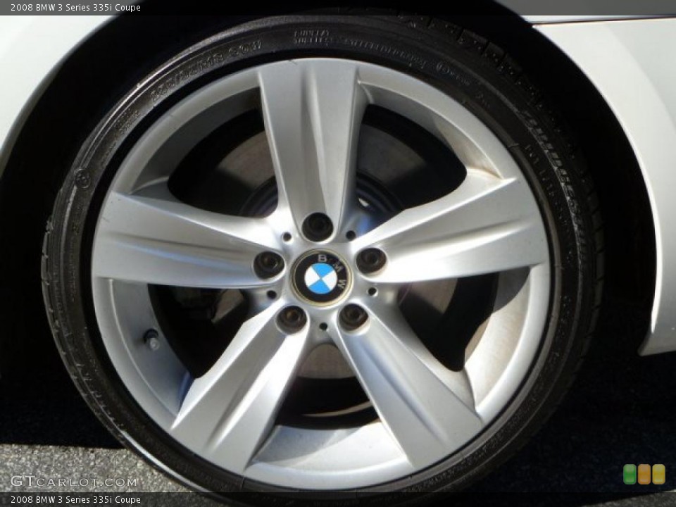 2008 BMW 3 Series 335i Coupe Wheel and Tire Photo #39544582