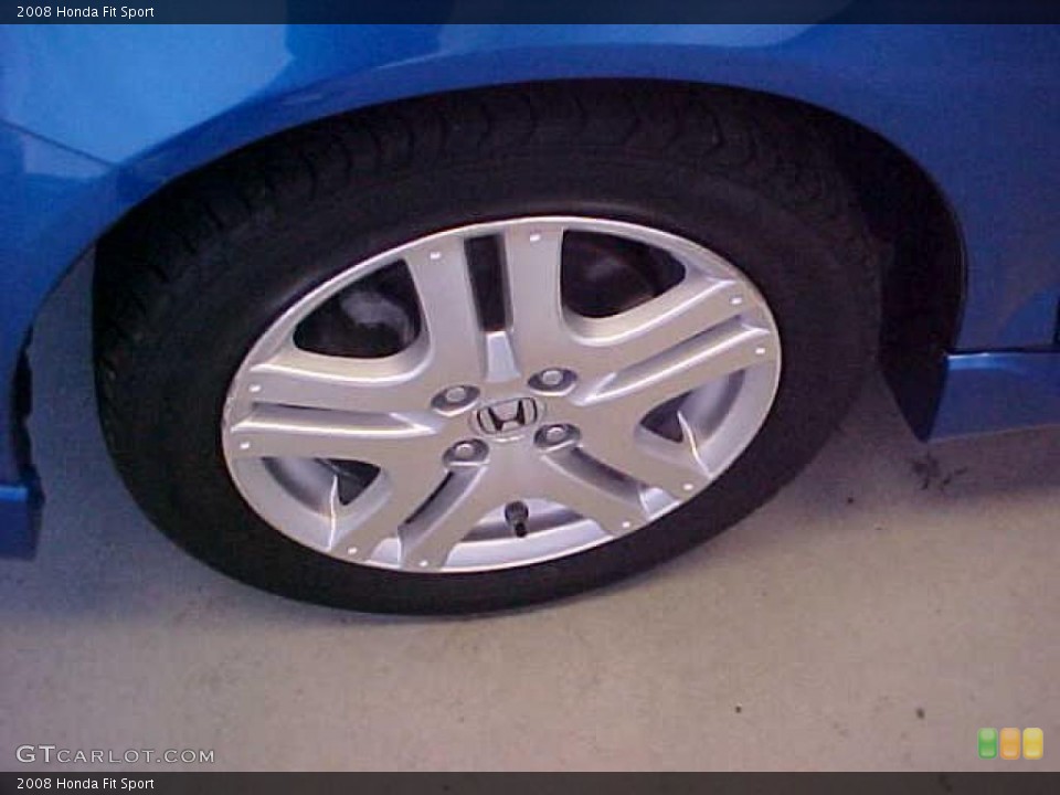 2008 Honda Fit Sport Wheel and Tire Photo #39545758