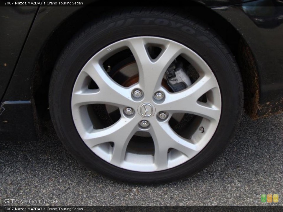 2007 Mazda MAZDA3 s Grand Touring Sedan Wheel and Tire Photo #39546174
