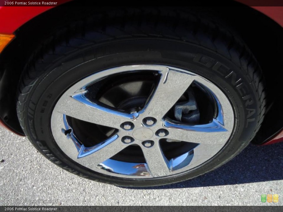 2006 Pontiac Solstice Roadster Wheel and Tire Photo #39554419