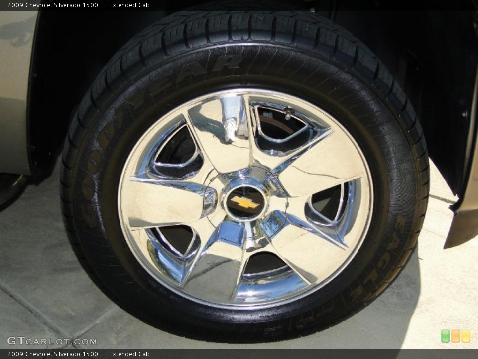 2009 Chevrolet Silverado 1500 LT Extended Cab Wheel and Tire Photo #39559923