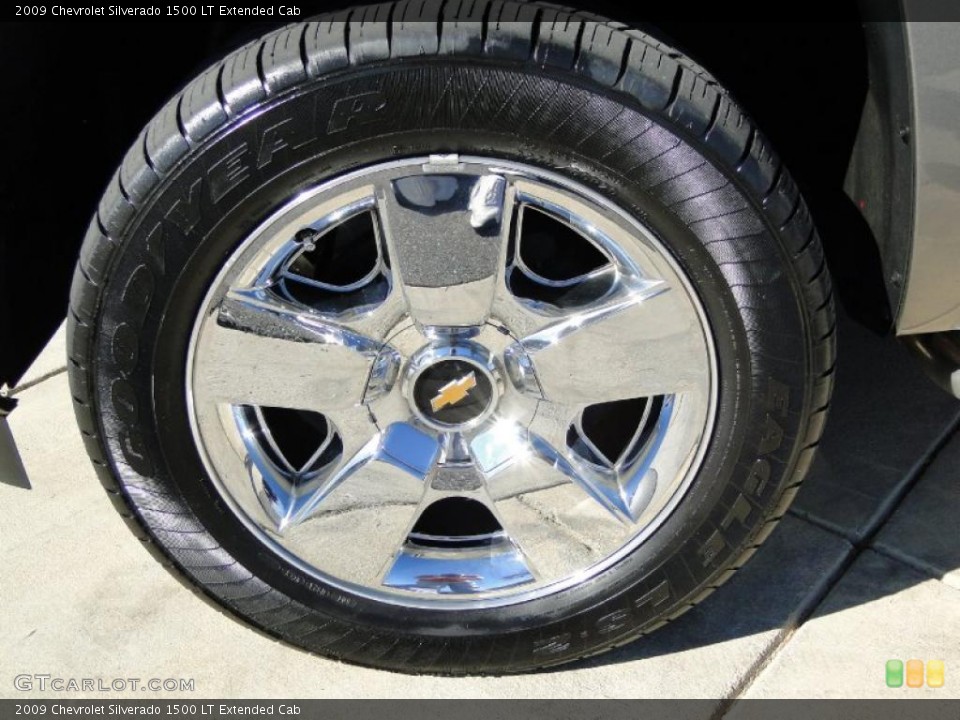 2009 Chevrolet Silverado 1500 LT Extended Cab Wheel and Tire Photo #39559963