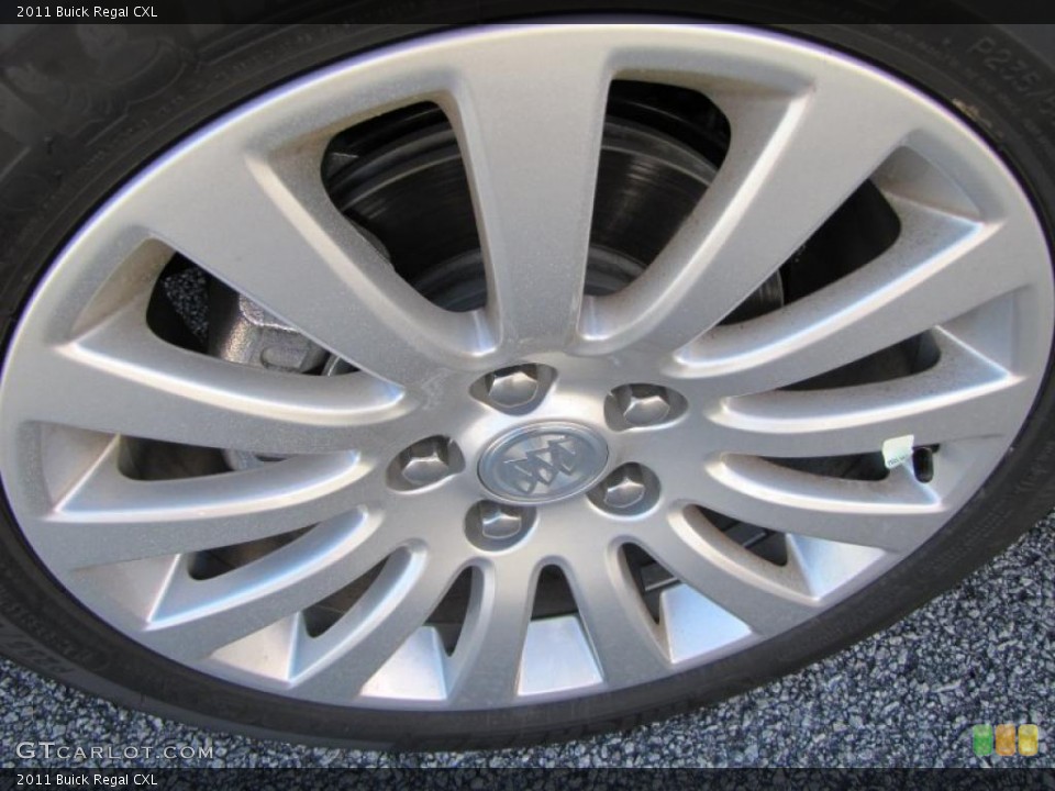 2011 Buick Regal CXL Wheel and Tire Photo #39584873