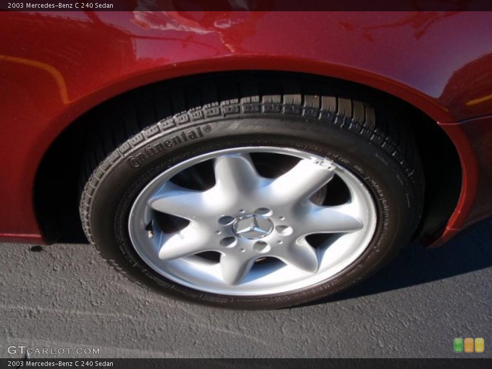 2003 Mercedes-Benz C 240 Sedan Wheel and Tire Photo #39588449
